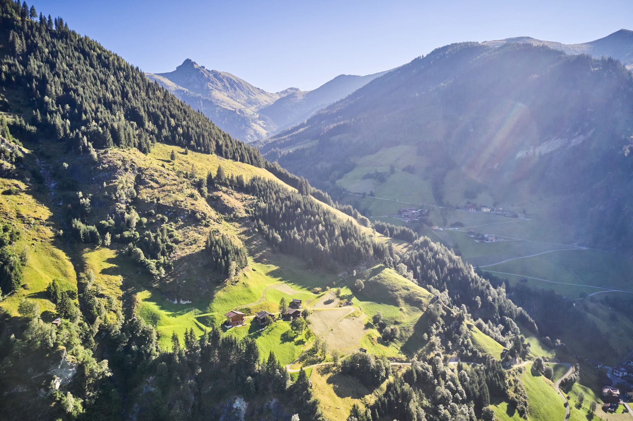 Sonniges Bergtal